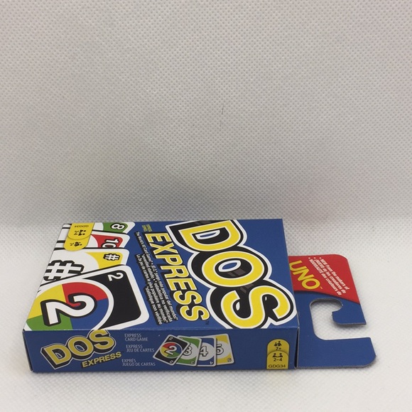 Dos Express Card Game From The Makers Of Uno Family Game Mattel - Picture 2 of 6